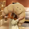Плюшевые куклы 1pc 183570cm kawaii фаршированная круассанта игрушечная еда хлеб мягкая куколка детская кровать спет