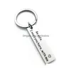 Key Rings New Stainless Steel I Thanks For All The Orgasms 26 Letters Initial Keychain Jewelry Accessorie Drop Delivery Dhssp