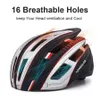 Cycling Helmets BOLER Helmet Man Women LED Light Road Mountain Bike Lens For Riding Bicycle Sports Skateboard Scooter 230525