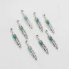 20pcs/lot 27*5MM Retro Zinc Alloy Mini Feather Charms Pendant For DIY Jewelry Necklace Tassel Making Accessories
