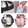 Diaper Bags Multifunctional Baby Diaper Storage Bag Basket Reusable Newborn Nursery Nappy Bag Baby Care Organizer Travel Diaper Basket Bags T230526