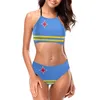 Maillots de bain pour femmes Bikinis drapeau d'Aruba exotique 2023 maillot de bain femme taille basse haut R333 vêtements de plage