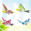 Electric/RC Animals 2.4G Electric Eagle Remote Control Bionic Bird Flying Wing Flapping Simulation Birt Toy Gift for Children Barn 230525