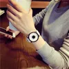 Zegarek do prostej mody koreańscy miłośnicy para kwarcowych zegarek skórzany zegar mężczyźni i kobiety osobowość zegarki TY66