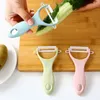 Fruit Vegetable Tools Creative Ceramic Peeler Aardappel Peelers Keukenaccessoires Gereedschap Keukens Levert Ceramics Fruit Fruit Mes Skin I0526