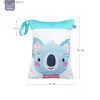 Diaper Bags Elinfant 1PCS Position Digital Print Wet Dry Bag With Two Zippered Baby Diaper Bag Nappy Bag Waterproof Reusable Washable T230526