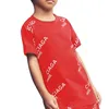 Baby zomerbrief korte mouw shirt shorts sets voor kinderen kinderkleding set voor cadeau feest