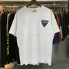 디자이너 패션 의류 티 TSHIRT RHUDE RACE 패치 세계 챔피언 기념 이중 원사 순수면 캐주얼 짧은 슬리브 TSHIRT 남성 여성 면화 스트리트