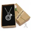 Pendant Necklaces Selling Love Heart Necklace Stainless Steel Charm Colorf 12 Birthstone For Women Crystal Jewelery Mothers Day Drop Dh0Xl