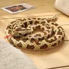 Simulated Anaconda spotted snake plush toy doll pillow large plush toy prank party toy Halloween holiday gift