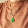 Цепи Шарм Смех Будда Подвесной Ожерелье с дополнительной цепью из нержавеющей стали для женских ювелирных украшений