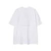 Designer Moda Roupas Tees Camiseta Pequena Marca Na Moda Rhude Carta Minimalista Impresso Manga Curta para Homens Mulheres High Street Casual Meia Manga Berço