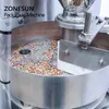 ZONESUN Intelligent Granular Material Filling Sealing Machine for Coffee Soybean Sunflower Seeds Packaging of Flat Pillow Bags