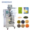 Máquina de sellado de llenado de Material granular inteligente ZONESUN para café, soja, semillas de girasol, embalaje de bolsas de almohada planas