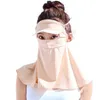 Sciarpe Soft Summer Sunscreen Face Hood Copricapo da ciclismo protettivo per il viso a tesa lunga