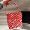 StylisHEdibags bakken strandtas ontwerper Tote Bag vrouwen geweven groentemand luxe handtas mode klassieke dames roze handtassen