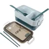 Dijkartikelen Sets Lunch Box Kinderen voor school Plastic Bento Container met serviesgoed Soep Bowl