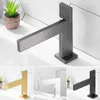 Bathroom Sink Faucets Tuqiu Basin Gold Brass Faucet And Cold Deck Mounted Toilet Gray/Chrome Mixer Water Tap