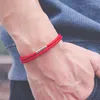 Urok bransolety modne czerwoną bransoletkę wielokolorową ręcznie robione tkane braslet mężczyźni kobiety spersonalizowane przyjaźń Braclet Lucky Joga Biżuter
