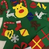 Juldekorationer filt träddekoration hänge barns handgjorda diy stereo ornament1