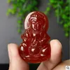 Charms Rare Agate Nateral Pure Hand Polished Carving Laughing Jade Pendentif