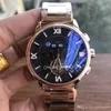 montre de luxe pour hommes Tous les sous-cadrans de travail Top marque hommes montres mode mécanique automatique Plein acier inoxydable bande jour date Montre-bracelet à volant étanche Pour homme