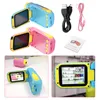 Toy Cameras 2 Inch HD Digital Kids Camcorder Educational Toys IPS Screen DV Video Camera USB Charging Kids Video Camera Plastic with Lanyard 230525