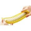 Narzędzia do warzyw owocowych gadżety kuchenne plastikowe banan sałatkowy producent sałatek do gotowania ściętego choppera