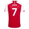 Fans Player version SMITH ROWE arsenal maillots de football SAKA 2023 ODEGAARD THOMAS MARTINELLI plus de maillot de football ARS 22 23 rouge WHITEOUT Kit homme Équipement enfant