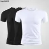 Herr t-shirts 3st mäns topps tees t shirt män mode trender fitness tshirt 2023 ny sommar o nack kort ärm b01389 j230526