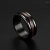 Cluster Rings Personalized Fashion Stainless Steel Rotatable Sports Style Men's Ring Rock Punk Jewelry