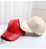 Top Caps Yetişkin Sahte Deri Beyzbol Kapağı Açık Hava Kamyoner Spor Şapkası Ayarlanabilir Fitted Baba Şapkaları 230525