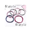 Hårtillbehörsladdargummi Tie Girls Elastic Band Ring Rope Candy Color Circle Stretchy Scrunchy Mixed Drop Delivery Baby Kids Materni Dhkao