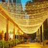 Decoraciones de jardín Led boda luces de cadena de hadas guirnalda cadena impermeable suministros para el hogar fiesta al aire libre interior Ramadán decoración de vacaciones 230525