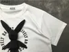 남자 티셔츠 남성 새로운 참신 2020 토끼 인형 편지 T 셔츠 티셔츠 힙합 스케이트 보드 거리 면화 티셔츠 티 탑 케인 S-XXL #K79 L230520 L230520