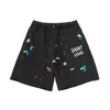 Saint American Graffiti Speckle Pantaloncini Summer Loose Casual Large Sport Capris Men's Trendy Brand{category}