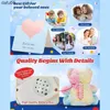 Dockor 30 cm Plush Bear LED Doll Toy w/ Musik Valfri Färgglada ljus Lovely Childrens Room Decoration Bision Present L230522 L230522