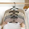 Hangers cabide multifuncionale garderobe hanger space redding cut rack afneembare kleding opslag verbindt haken voor