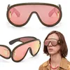 Wellenmaske Sonnenbrille Acetatfasermaske Sonnenbrille Großer Rahmen Damen Designer 40108 Brillen Mode Coole und modische Sonnenbrille