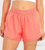 Merk dames yoga-outfits hoge taille shorts korte broek fitnesskleding meisjes running elastische volwassen sportkleding crop