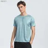 Men's T-Shirts Mens Sports Shirt For Running Quick Dry Breathable Cycling T-shirt Training Joggers Gym Clothes Sportswear Fitness Shirt L230520