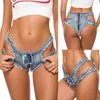 Shorts pour femmes Denim femmes Sexy déchiré bas bas plage jean mode été trou taille pantalon velours côtelé