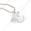 Anhänger Halsketten Naturstein Halskette Einzigartige Epidoten Silber Farbe Kette Für Frauen Schmuck Geschenk 17x24mm