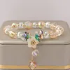 Bracelets porte-bonheur Style coréen voyage Shopping tempérament Bracelet pour femmes cristal magique brillant bijoux cadeau copines