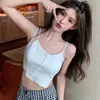 Танки Camis Coral Da xin Summer Ultra Thin Shost Sexy Sexy Women's нерегулярная рукавица с твердым цветом топ P230526