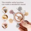 Baby Teethers Toys Lets Make 1PC Silicone Teether Rudder Shape Wooden Ring Kid Gift BPA Free Children Goods Teething Toy 230525