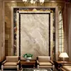 Wallpapers Custom 3D Po Natural Beige Imitation Marble PVC Self-adhesive Mural Sticker Waterproof Wallpaper Living Room Hall Floor Tiles