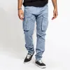 Pantaloni da uomo Memory Cargo Boys Pantaloni sportivi da jogging da uomo con vestibilità rilassata Pantaloni da esterno con coulisse e tasche