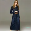 Fashion 50pc Autumn fashion women denim dress casual loose long sleeved T shirt dresses plus size