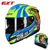 Capacetes de motocicleta gxt capacete de moda motoco Motocross paving paer elétrico lente duplo accesorios para moto casco